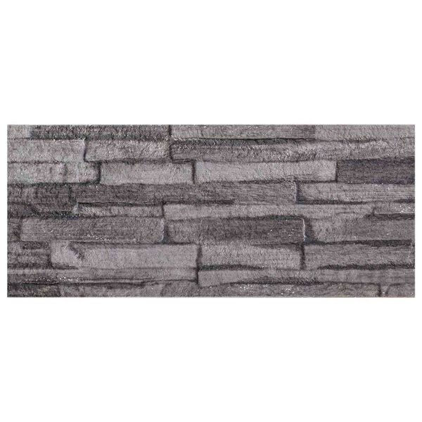 vidaXL Wall Panels 10 pcs Anthracite 100 x 25 cm EPS Foam