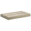 vidaXL Floating Wall Shelf Oak 40x23.5x3.8 cm MDF