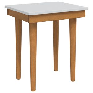 vidaxl Dressing Table Stool FAUSKE White 40 x 33 x 45 cm