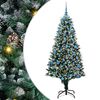 vidaXL Artificial Christmas Tree with 300 LEDs with Stand Green 180 cm