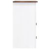 vidaXL TV Cabinet Mexican Pine Corona Range White 80x43x78 cm