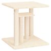 vidaXL Cat Scratching Posts with Platforms Cream 50 cm