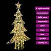 vidaXL Christmas Tree with 160 LEDs Warm white 150 cm PET