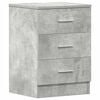 vidaXL Bedside Cabinets 2 pcs Concrete Grey 38x35x56 cm Engineered Wood