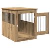 vidaXL Dog Crate Furniture Artisan Oak 55x75x65 cm Engineered Wood
