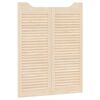 vidaXL Swing Doors 2 pcs 100 x 40 cm Solid Pine Wood Natural