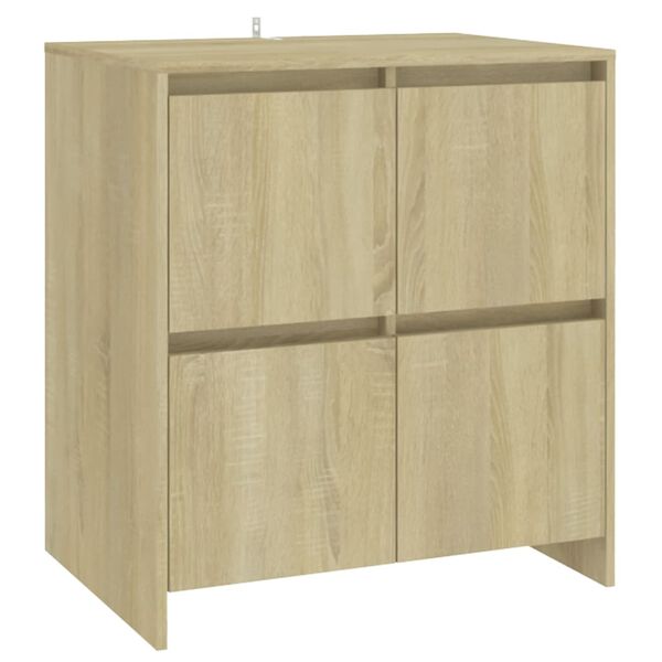 vidaXL Sideboard Sonoma Oak 70x41x75 cm Engineered Wood
