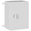 vidaXL Control Cabinet Grey 25 x 13 x 24 cm ABS Plastic
