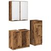 vidaXL Bathroom Furniture Set 3 pcs Old Wood Engineered Wood