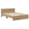 vidaXL Bed Frame Artisan Oak 150 x 200 cm Engineered Wood