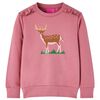 vidaXL Kids' Sweatshirt Raspberry 92