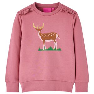 vidaXL Kids' Sweatshirt Raspberry 92