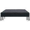 vidaXL Table Cover Plain Black 92 x 162 x 15 cm Fabric