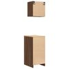 vidaXL Garage Cabinets 2 pcs Brown Oak Engineered Wood