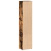 vidaXL CD Cabinets 2 pcs Smoked Oak 21x16x93.5 cm Engineered Wood