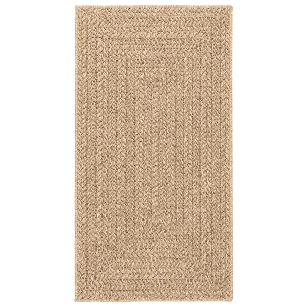 vidaXL Rug ZIZUR 80x150 cm Jute Look Indoor and Outdoor