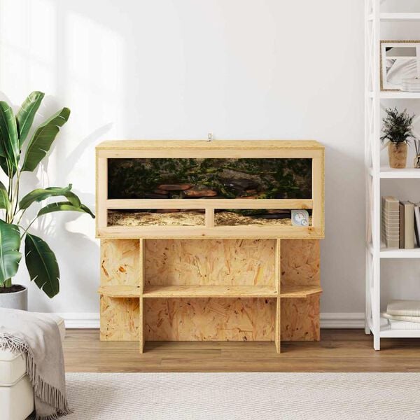 vidaXL Terrarium Brown 100 x 40 x 90 cm OSB