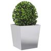 vidaXL Garden Planter 50x50x50 cm Galvanised Steel