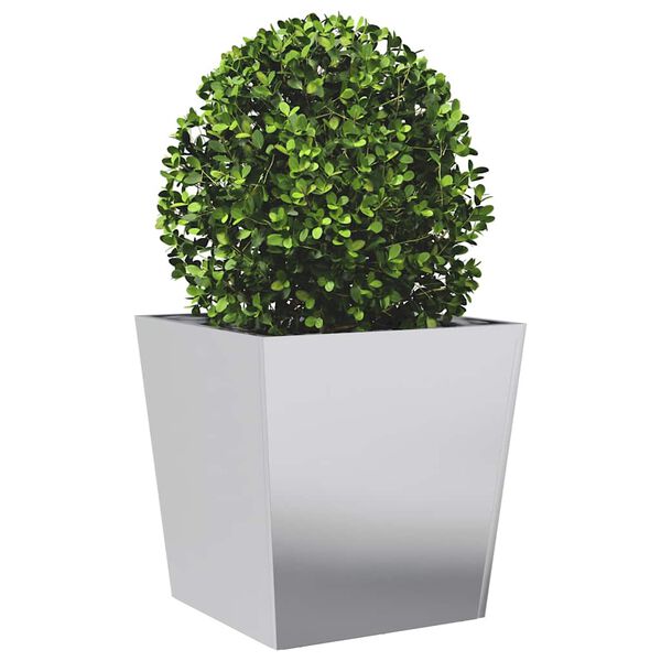 vidaXL Garden Planter 50x50x50 cm Galvanised Steel