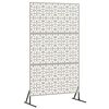 vidaXL Privacy Screen Grey 100 x 50 x 180 cm Weathering Steel