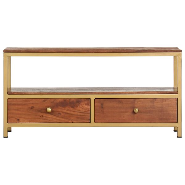 vidaXL Sideboard 90x30x45 cm Solid Acacia Wood
