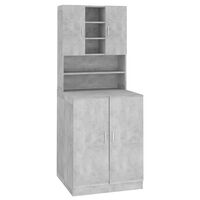 vidaXL Washing Machine Cabinet Concrete Grey
