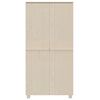 vidaXL Wardrobe HAMAR Honey Brown 89x50x180 cm Solid Wood Pine