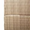vidaXL Room Divider Folding Manual Beige 242 x 180 cm Poly Rattan
