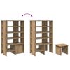 vidaXL Shoe Cabinet with Shelf 2 pcs Artisan Oak Engineered Wood