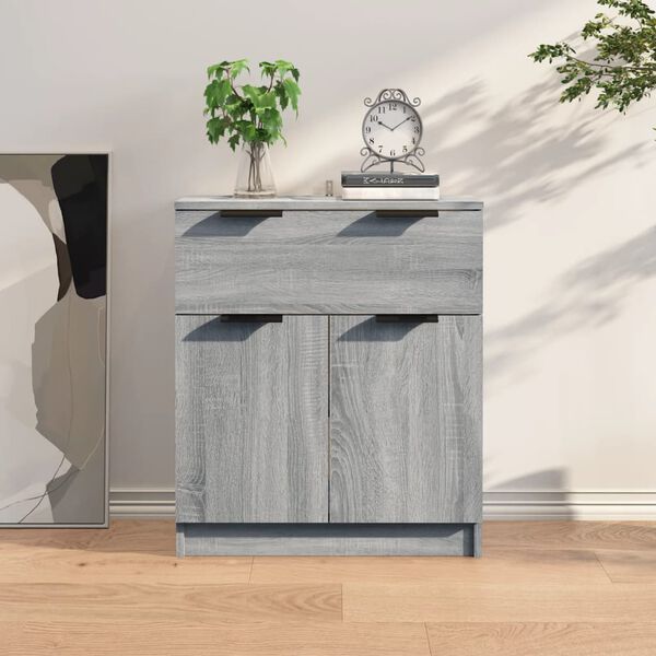 vidaXL Sideboard Grey Sonoma 60x30x70 cm Engineered Wood