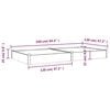 vidaXL Garden Raised Bed with Liner 240x120x25 cm Solid Wood Fir