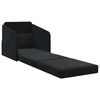 vidaXL Folding Sofa Bed Black 65 x 80 x 83 cm Velvet