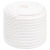 vidaXL Multipurpose Utility Rope 16 mm 50 m White PP 1560 kg Max Load