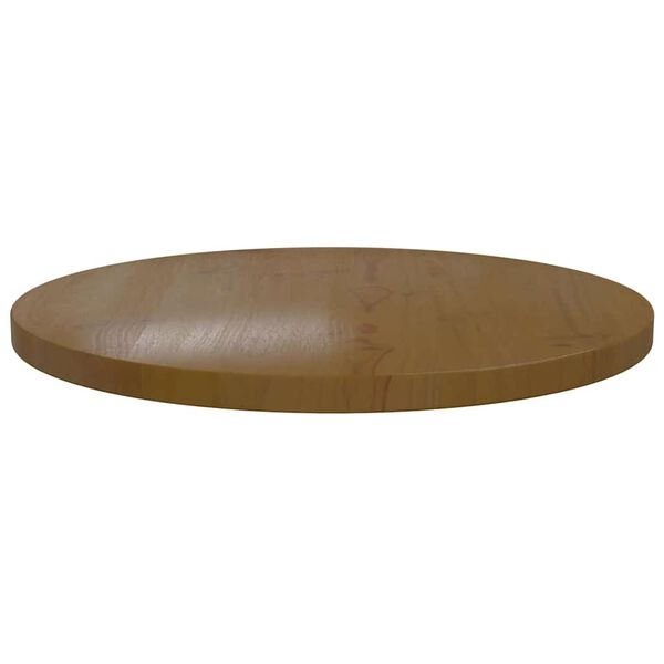 vidaXL Table Top Brown &Oslash;60x2.5 cm Solid Wood Pine