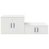 vidaXL Storage Cabinet 2 pcs White 108 x 41 x 40 cm Engineered Wood