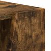 vidaXL Side Shelf Smoked Oak 33 x 32 x 70.5 cm Engineered Wood