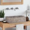 vidaXL Sink 45x30x12 cm Marble High Gloss Grey