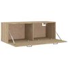 vidaXL Wall Cabinet Sonoma Oak 100x36.5x35 cm Engineered Wood