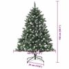 vidaXL Artificial Christmas Tree with Stand Green 105 x 105 x 150 cm