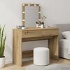vidaXL Dressing Table Artisan oak 100 x 40 x 130 cm Engineered wood