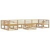 vidaXL Outdoor Sofa Set 8 pcs White
