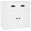 vidaXL Sideboards 2 pcs White Engineered Wood