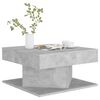 vidaXL Coffee Table Concrete Grey 57x57x30 cm Engineered Wood