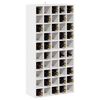 vidaXL Wine Rack 2 pcs White 56 x 25 x 56 cm Solid Pine Wood