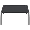 vidaXL Elevated Dog Bed Black 90x50x20 cm Oxford Fabric and Steel