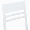 vidaXL Dining Chairs 2 pcs White 43 x 54 x 89 cm Solid Rubber Wood