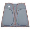 vidaXL Privacy Tent Grey and Orange Pop-up Waterproof