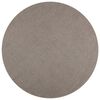 vidaXL Area Rugs Round LUGO Taupe &Oslash; 200 CM Polyester