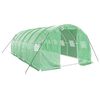 vidaXL Greenhouse with Steel Frame Green 18 m&sup2; 6x3x2 m