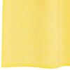 vidaXL Voile Curtains with Loops 2 pcs Yellow 140x140 cm
